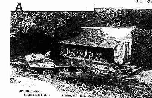 Ville de SAVIGNYSURBRAYE Carte postale ancienne