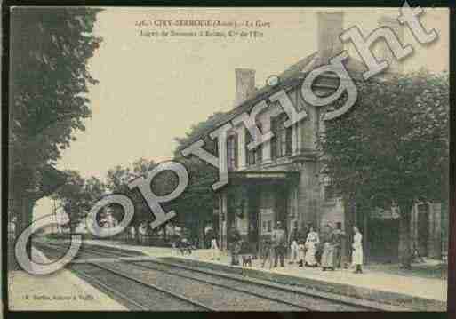 Ville de SERMOISE Carte postale ancienne