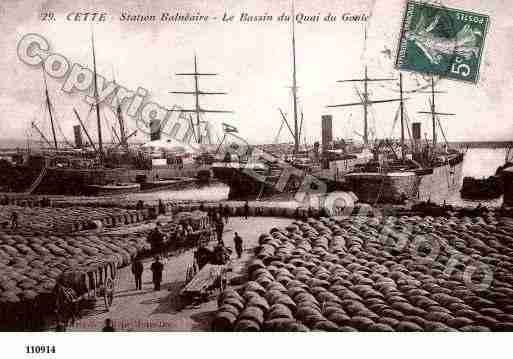 Ville de SETE Carte postale ancienne