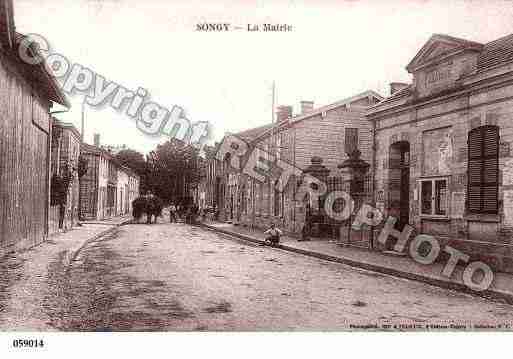 Ville de SONGY Carte postale ancienne