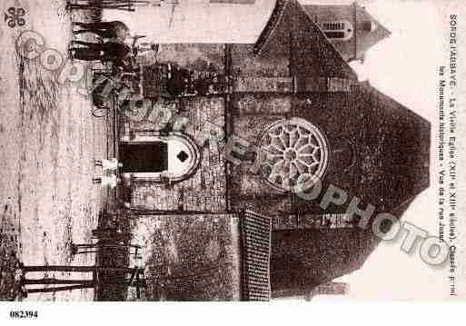 Ville de SORDEL\'ABBAYE Carte postale ancienne