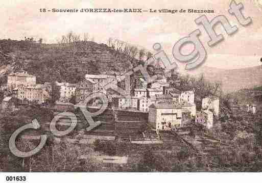 Ville de STAZZONA Carte postale ancienne