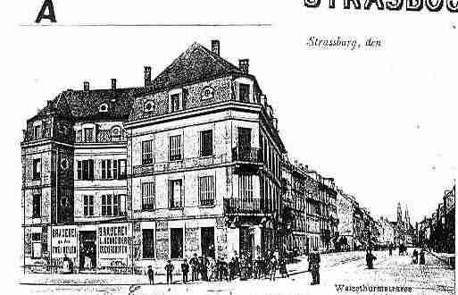 Ville de STRASBOURG Carte postale ancienne