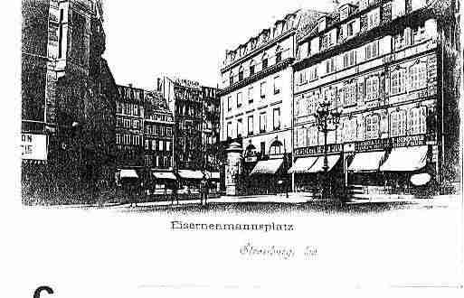 Ville de STRASBOURG Carte postale ancienne