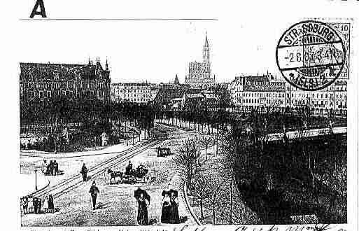 Ville de STRASBOURG Carte postale ancienne