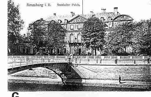 Ville de STRASBOURG Carte postale ancienne