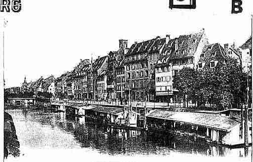 Ville de STRASBOURG Carte postale ancienne