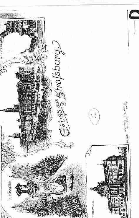 Ville de STRASBOURG Carte postale ancienne Ville de STRASBOURG Carte postale ancienne