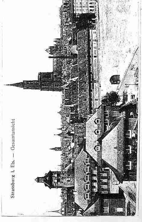 Ville de STRASBOURG Carte postale ancienne