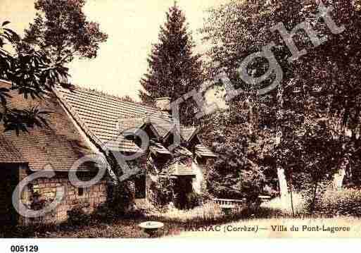 Ville de TARNAC Carte postale ancienne