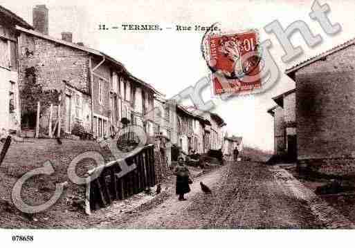 Ville de TERMES Carte postale ancienne