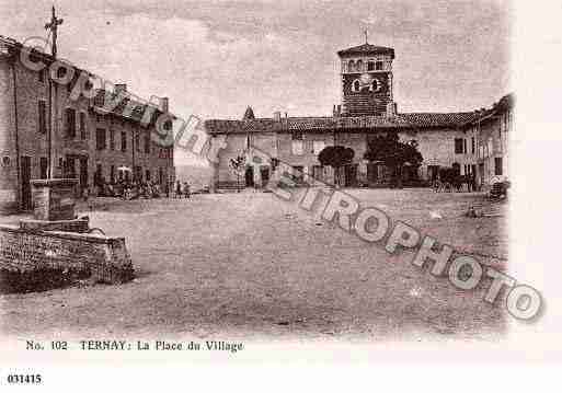 Ville de TERNAY Carte postale ancienne