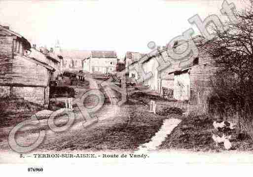 Ville de TERRONSURAISNE Carte postale ancienne