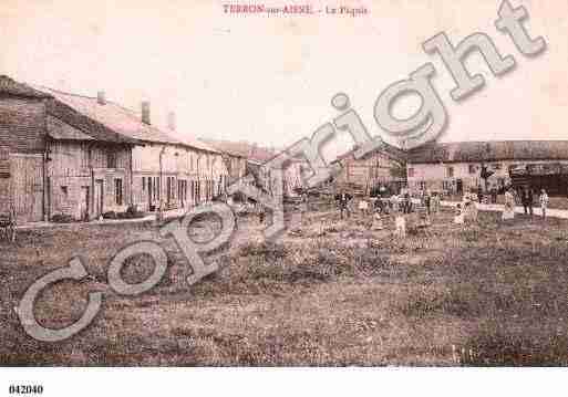 Ville de TERRONSURAISNE Carte postale ancienne Ville de TERRONSURAISNE Carte postale ancienne