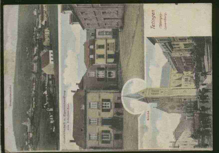 Ville de TETANGE Carte postale ancienne Ville de TETANGE Carte postale ancienne