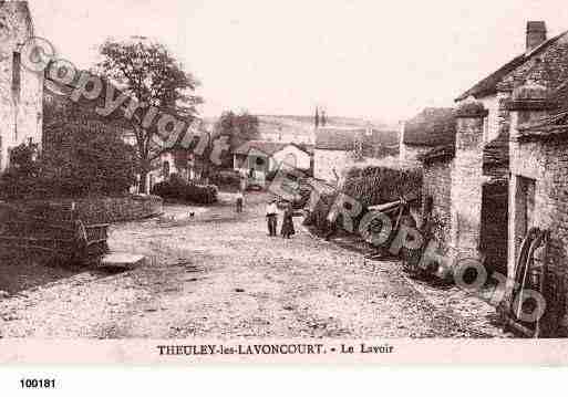 Ville de THEULEYLESLAVONCOURT Carte postale ancienne