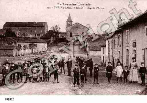 Ville de THEZEYSAINTMARTIN Carte postale ancienne