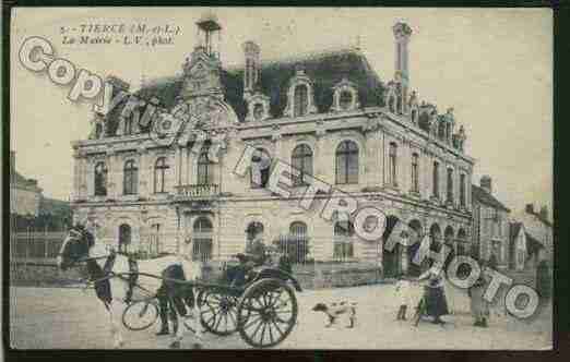 Ville de TIERCE Carte postale ancienne