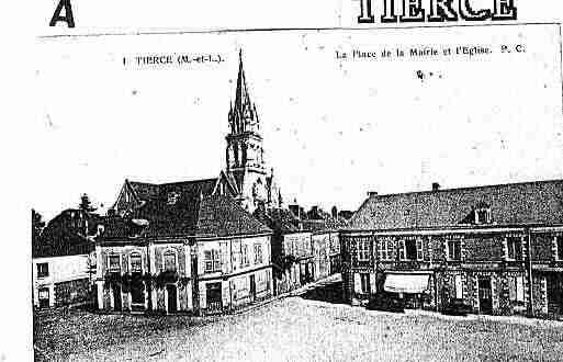 Ville de TIERCE Carte postale ancienne