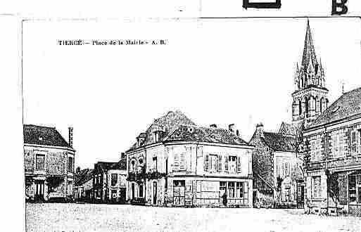 Ville de TIERCE Carte postale ancienne