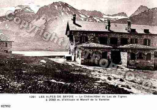 Ville de TIGNES Carte postale ancienne Ville de TIGNES Carte postale ancienne