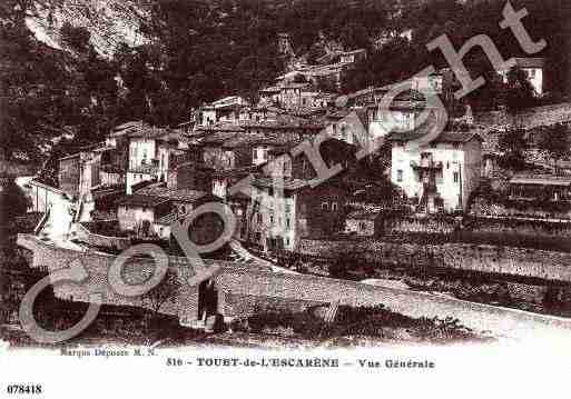 Ville de TOUETDEL\'ESCARENE Carte postale ancienne