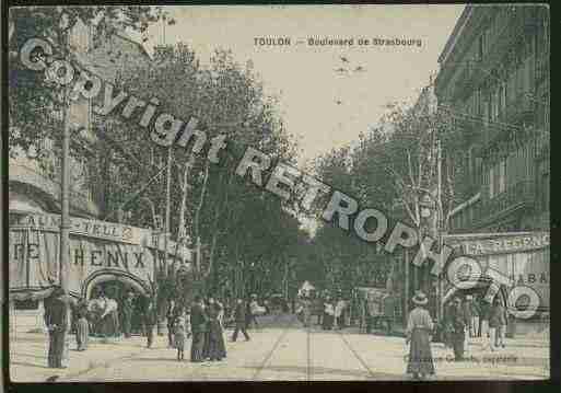 Ville de TOULON Carte postale ancienne