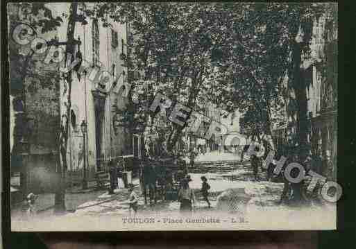 Ville de TOULON Carte postale ancienne