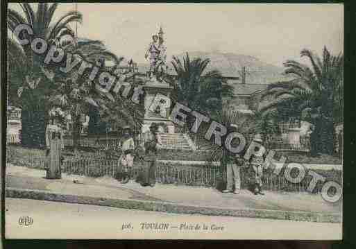 Ville de TOULON Carte postale ancienne
