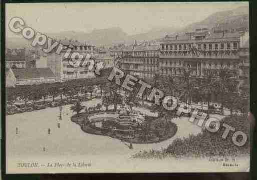 Ville de TOULON Carte postale ancienne