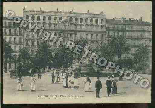 Ville de TOULON Carte postale ancienne