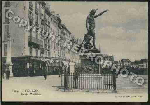 Ville de TOULON Carte postale ancienne