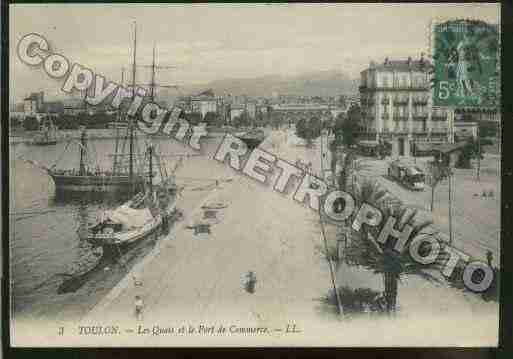 Ville de TOULON Carte postale ancienne