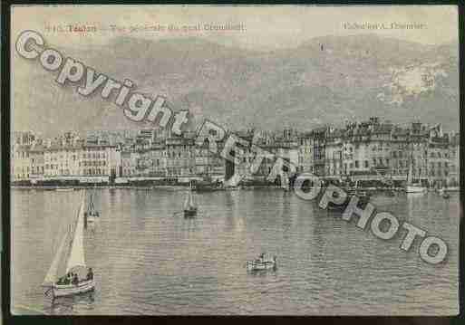 Ville de TOULON Carte postale ancienne