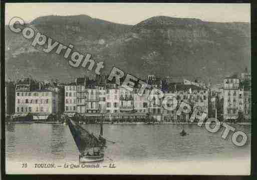 Ville de TOULON Carte postale ancienne