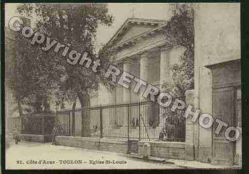 Ville de TOULON Carte postale ancienne