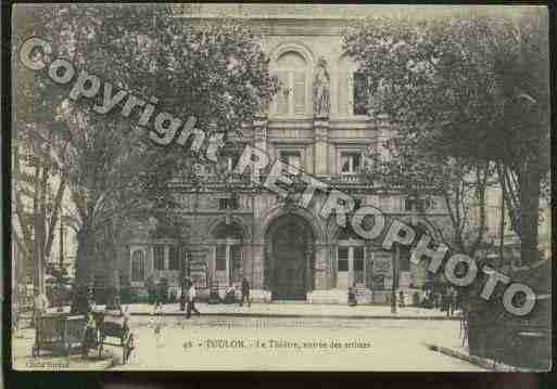 Ville de TOULON Carte postale ancienne