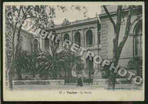 Ville de TOULON Carte postale ancienne