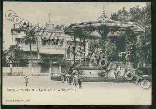 Ville de TOULON Carte postale ancienne