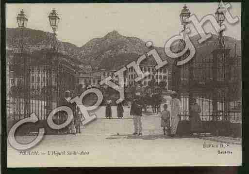 Ville de TOULON Carte postale ancienne