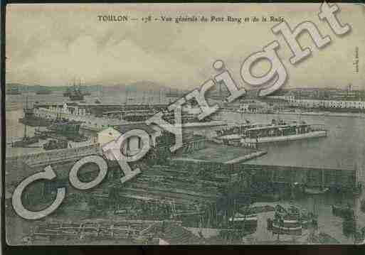 Ville de TOULON Carte postale ancienne