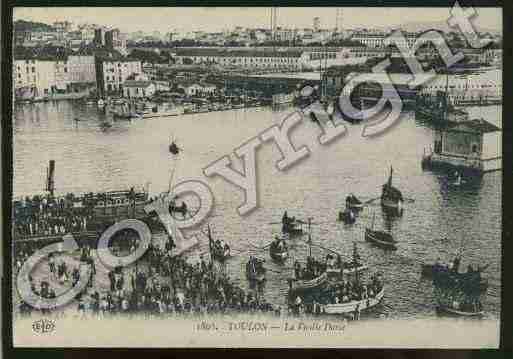 Ville de TOULON Carte postale ancienne