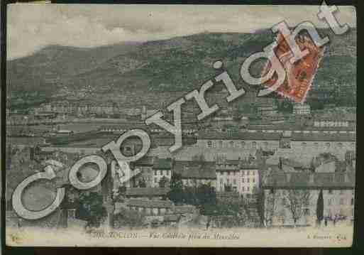 Ville de TOULON Carte postale ancienne