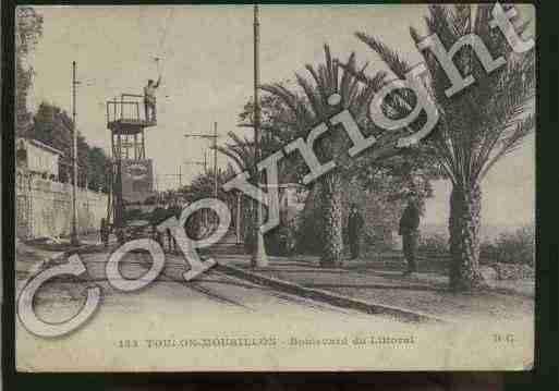 Ville de TOULON Carte postale ancienne