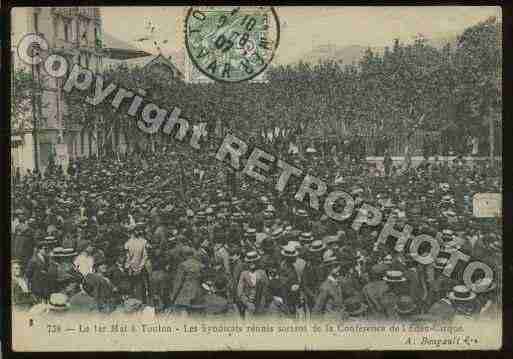 Ville de TOULON Carte postale ancienne Ville de TOULON Carte postale ancienne