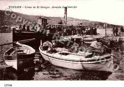 Ville de TOULON Carte postale ancienne