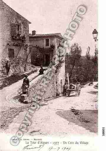 Ville de TOURD\'AIGUES(LA) Carte postale ancienne