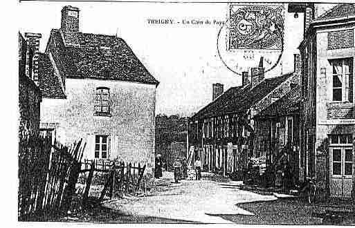 Ville de TREIGNY Carte postale ancienne