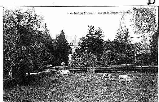 Ville de TREIGNY Carte postale ancienne