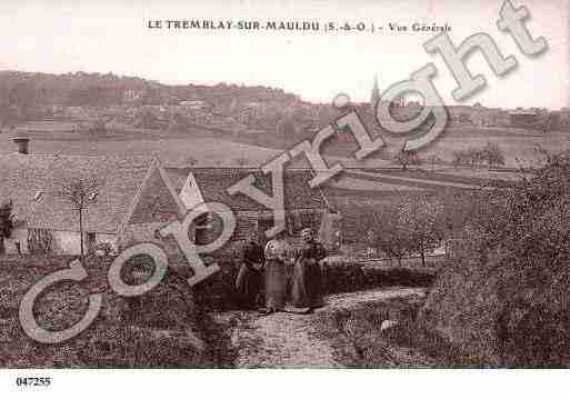 Ville de TREMBLAYSURMAULDRE(LE) Carte postale ancienne